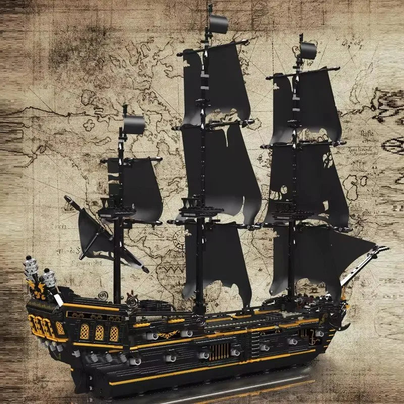 Black Pearl Pirate Ship Building Set 