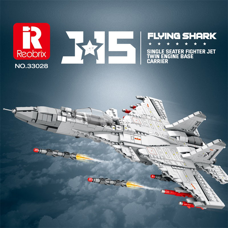 J-15 Flying Shark Fighter Jet Building Set