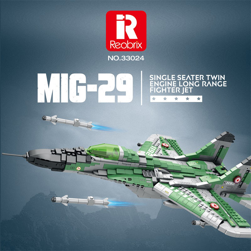 Russian MiG-29 Fighter Jet Building Set 