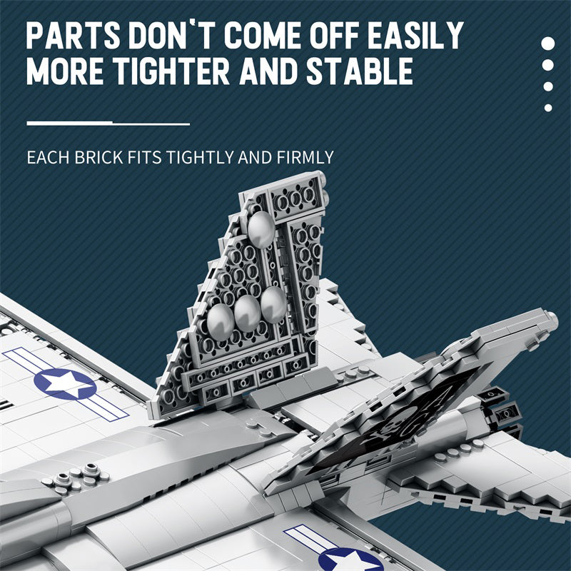 F-18 Hornet Supersonic Fighter Jet Building Set