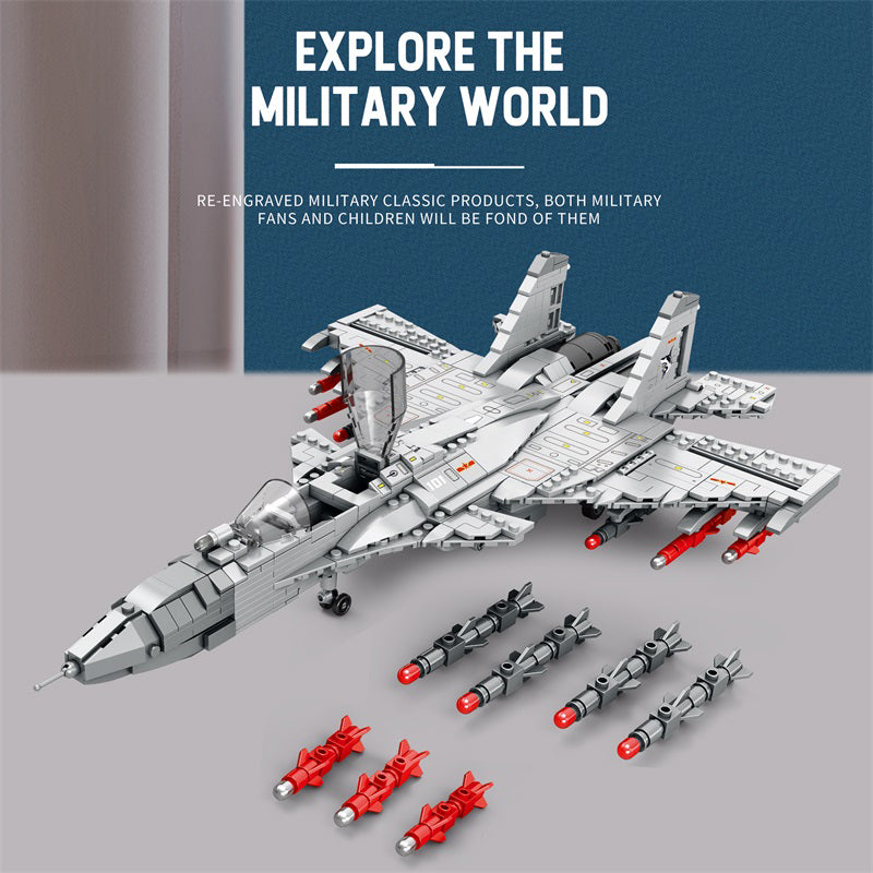 J-15 Flying Shark Fighter Jet Building Set