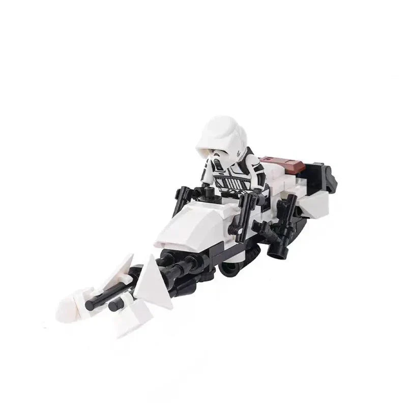 74-Z Speeder Bike with Scout Trooper Star Wars MOC 