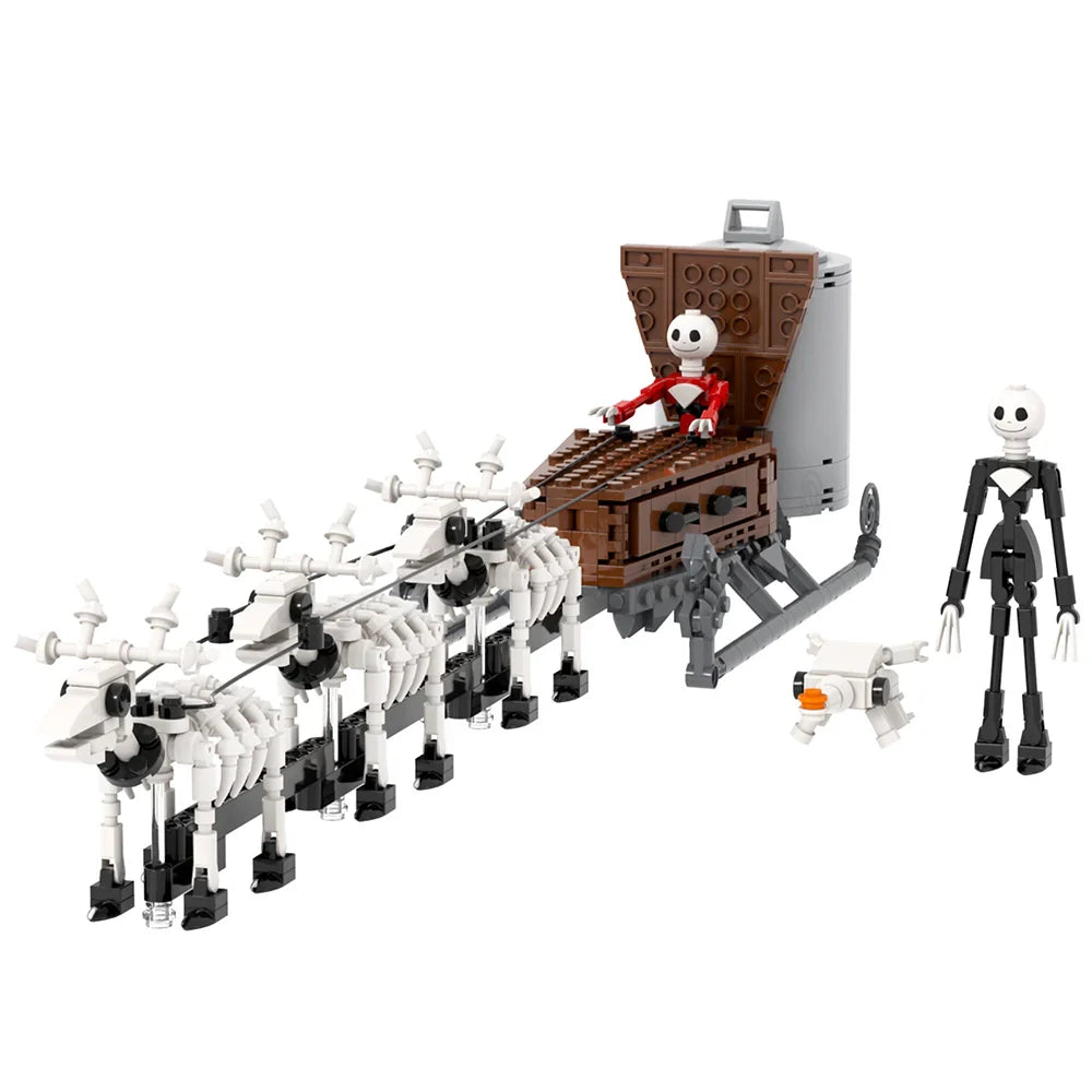 Nightmare Before Christmas Jack Skellington Sleigh Custom MOC 