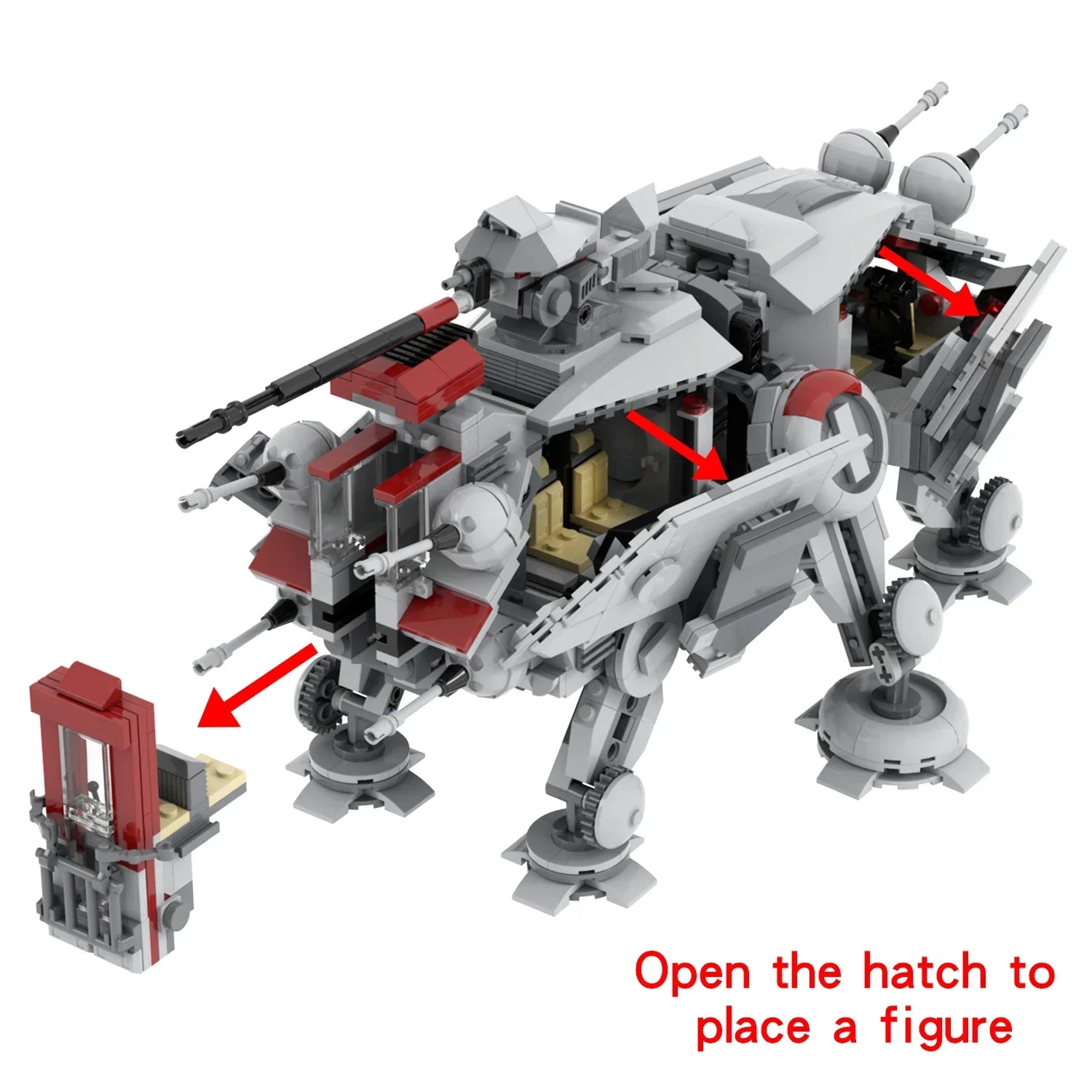 All Terrain Tactical Enforcer (AT-TE) Custom Star Wars MOC