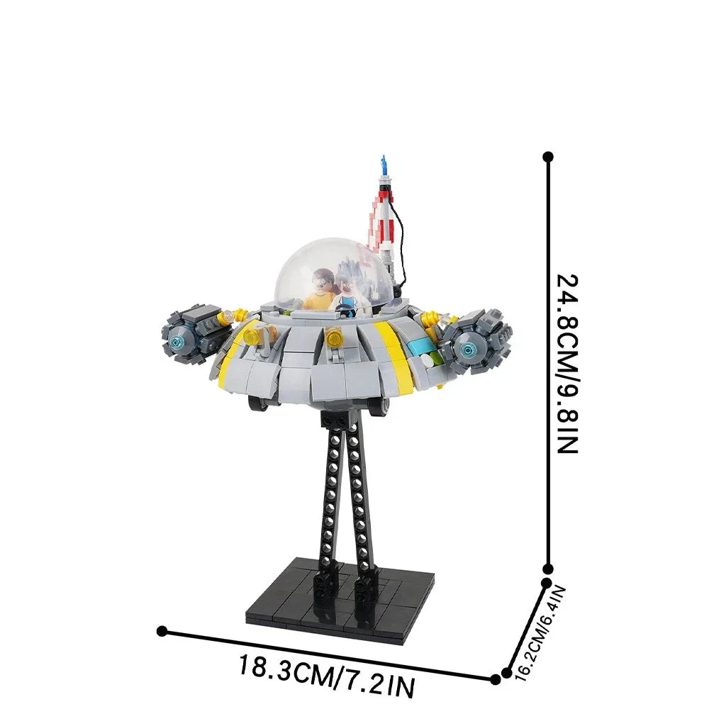 Rick and Morty Space Cruiser Custom MOC 