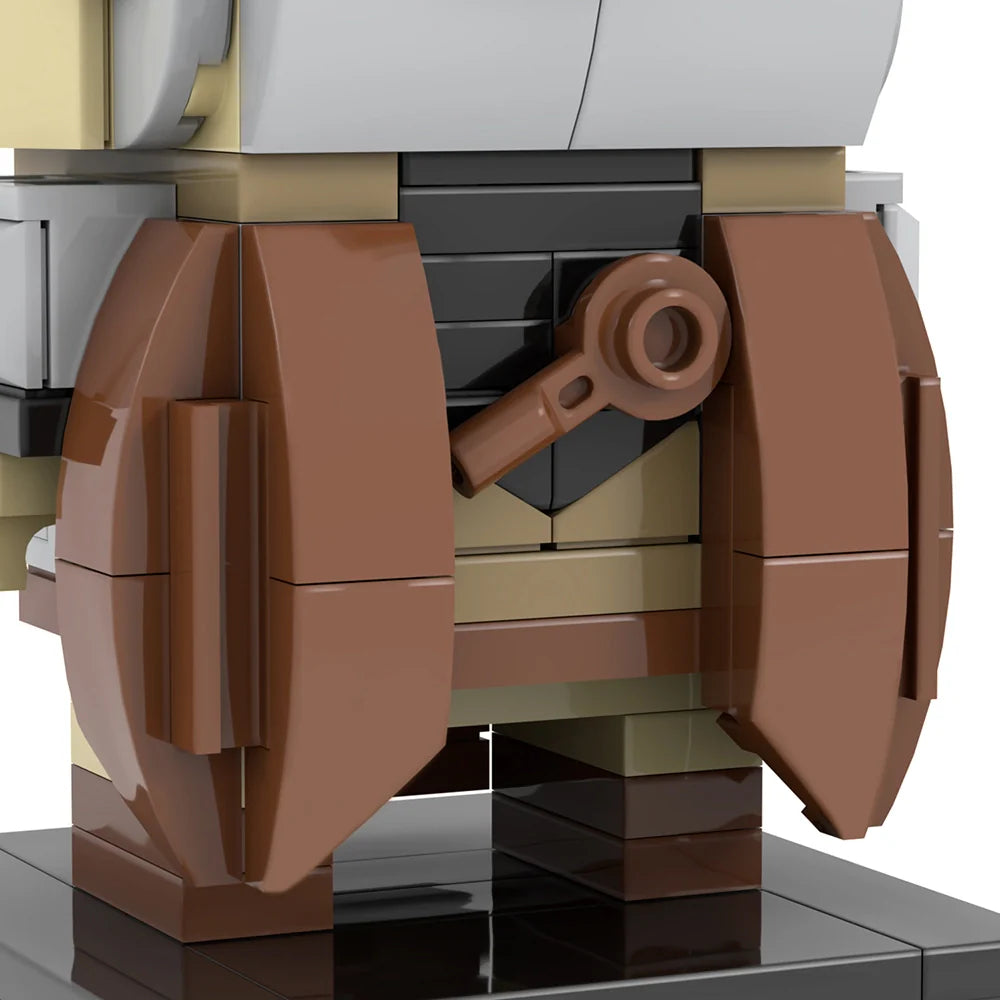 Rahm Kota Custom Star Wars Brick Heads MOC