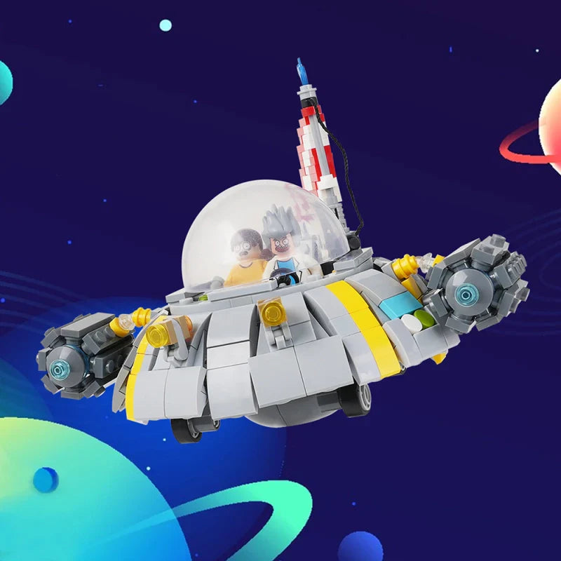 Rick and Morty Space Cruiser Custom MOC 